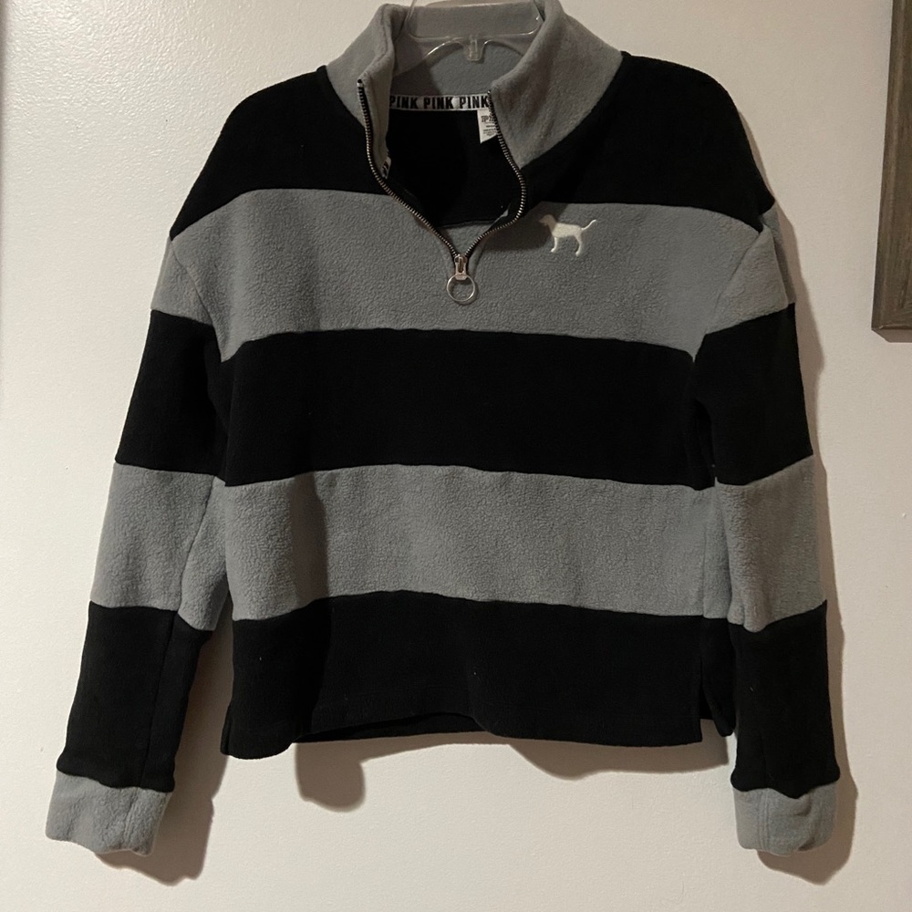 PINK 1/4 zip fleece